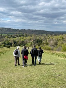 Descending from Box Hill